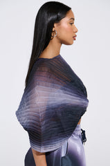 FORGET ABOUT IT OMBRE BLOUSE