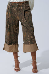 DOWN AND DIRTY CAMO BERMUDA SHORT
