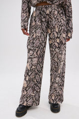 PYTHON WIDE LEG JOGGER