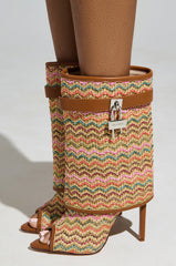 AZALEA WANG TYLOR MULTI STILETTO BOOTIE