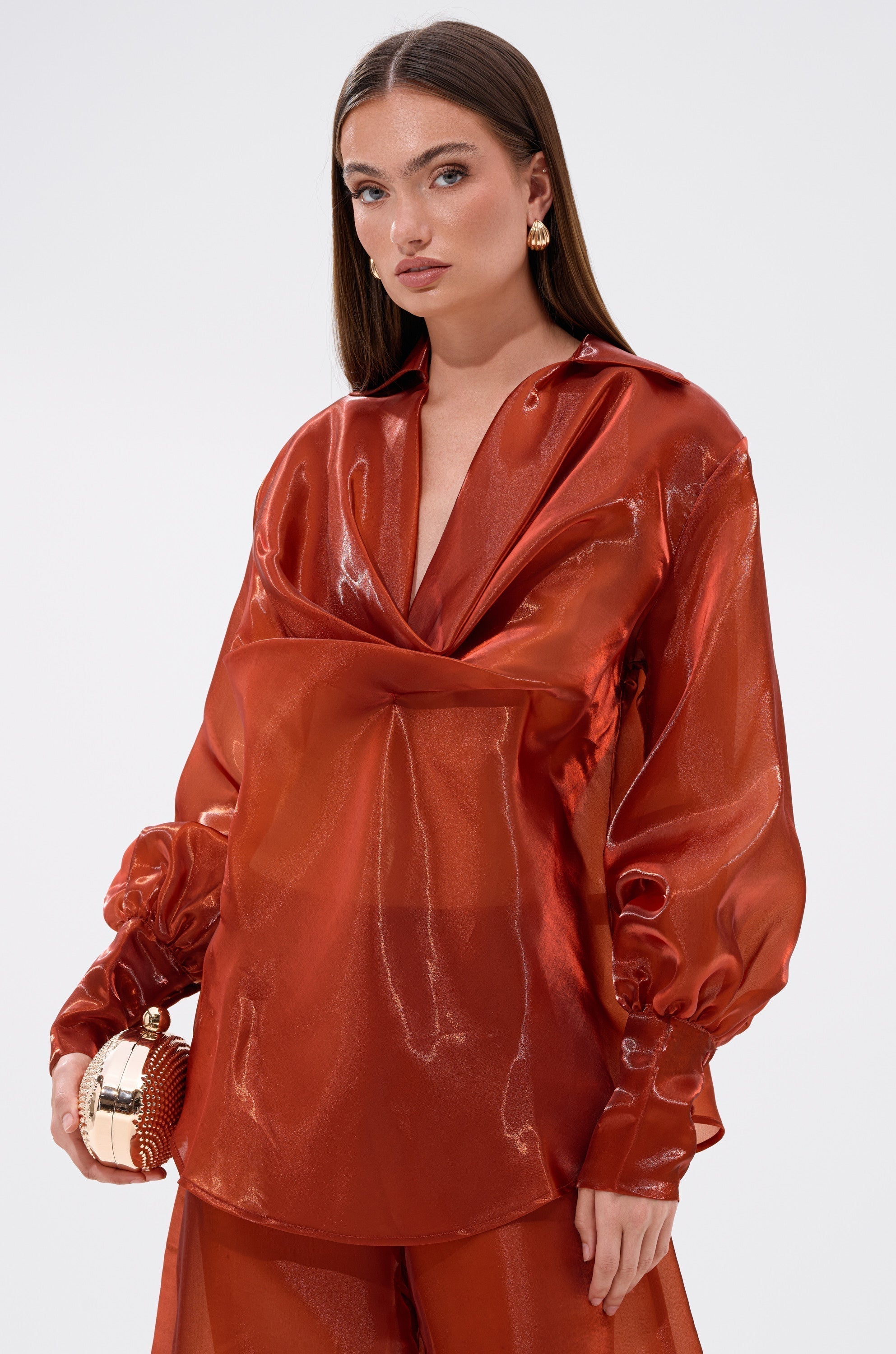 FEELING FREE CHIFFON BLOUSE