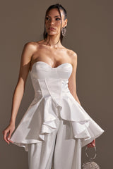 PRETTY PLEASE SATIN CORSET