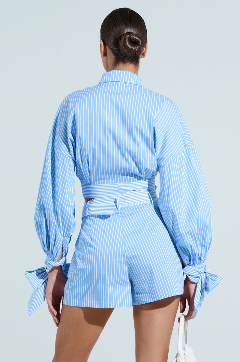 CLEAR AS THE SKY BLOUSE