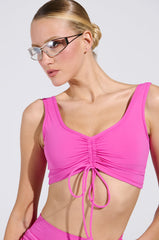 PAXTON SEXY RUCHED TANK TOP
