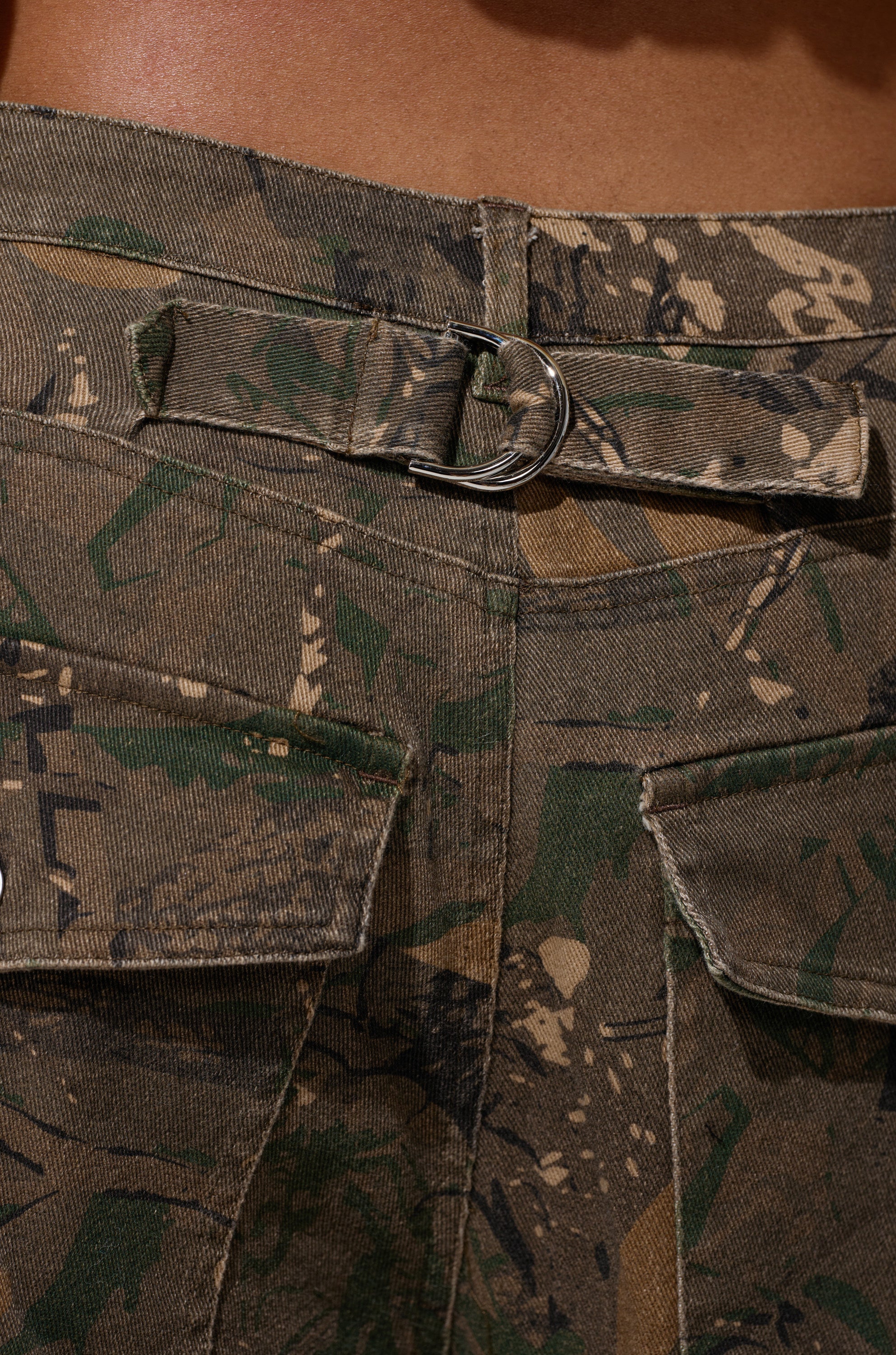 DOWN AND DIRTY CAMO BERMUDA SHORT