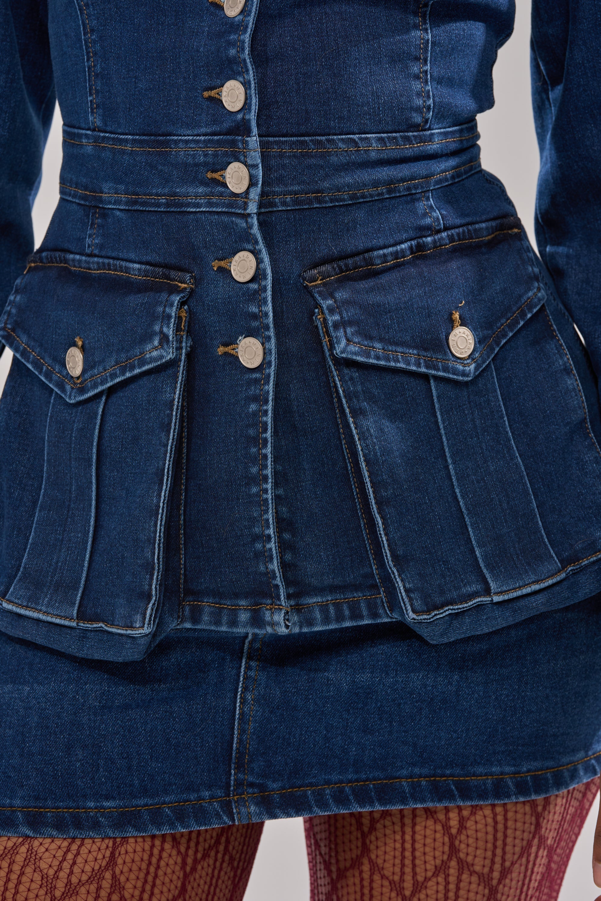 CRAZY FOR YOU LONG SLEEVE DENIM BUTTON DOWN