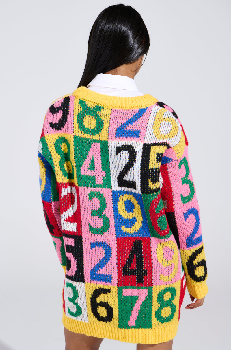 QUICK ONE TWO THREE SWEATER DRESS