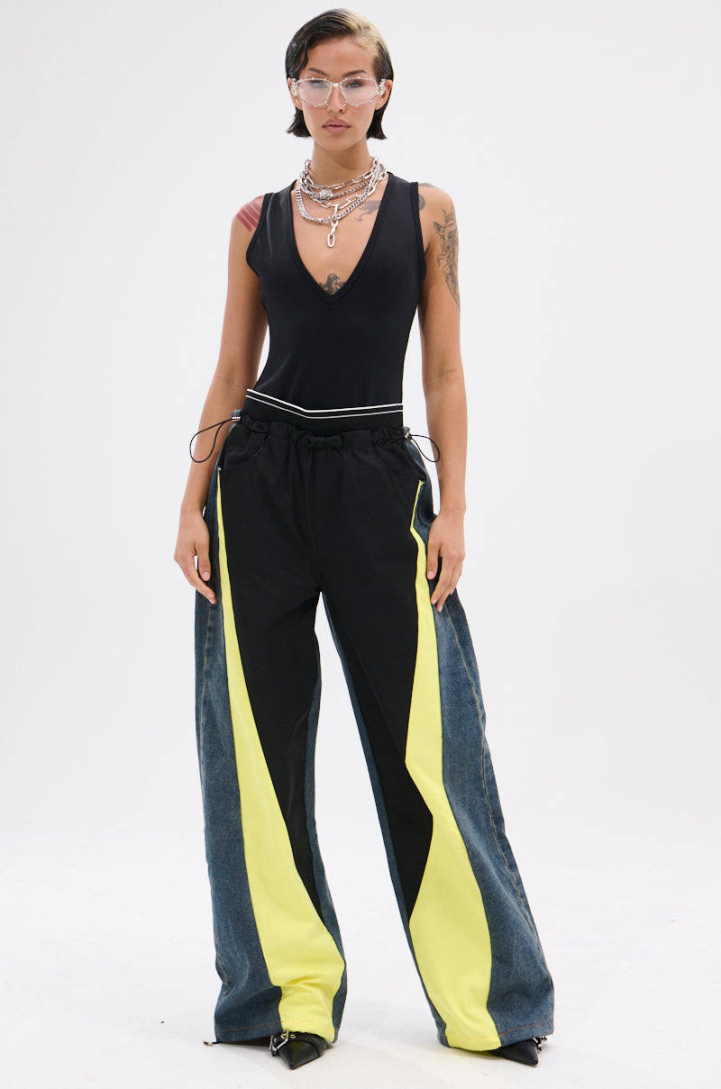 PAXTON PLUNGE SLEEVELESS BODYSUIT