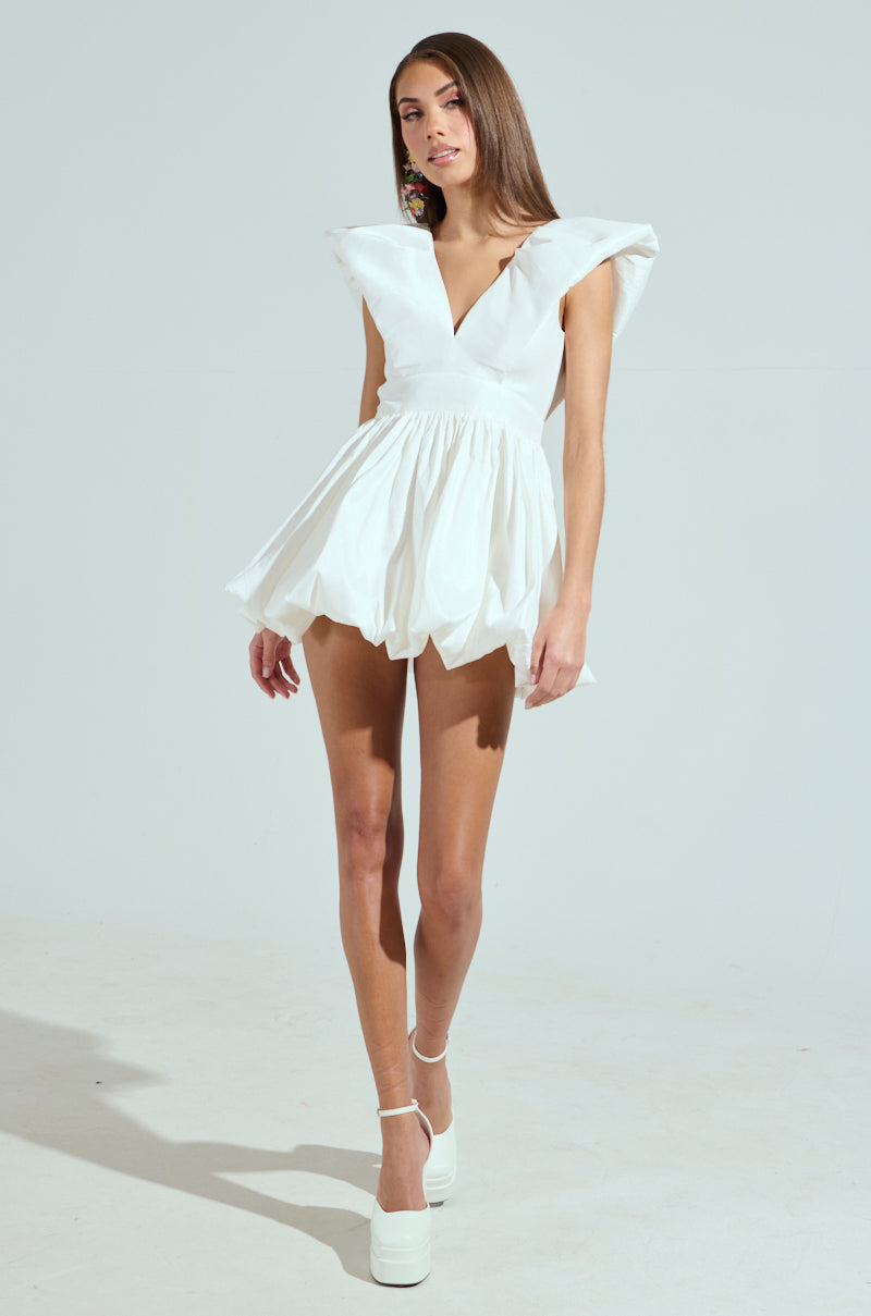 FAR GONE WHITE MINI DRESS