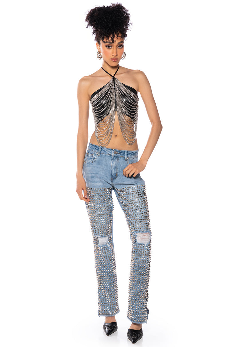 ABSOLUTELY STUDDING JEANS