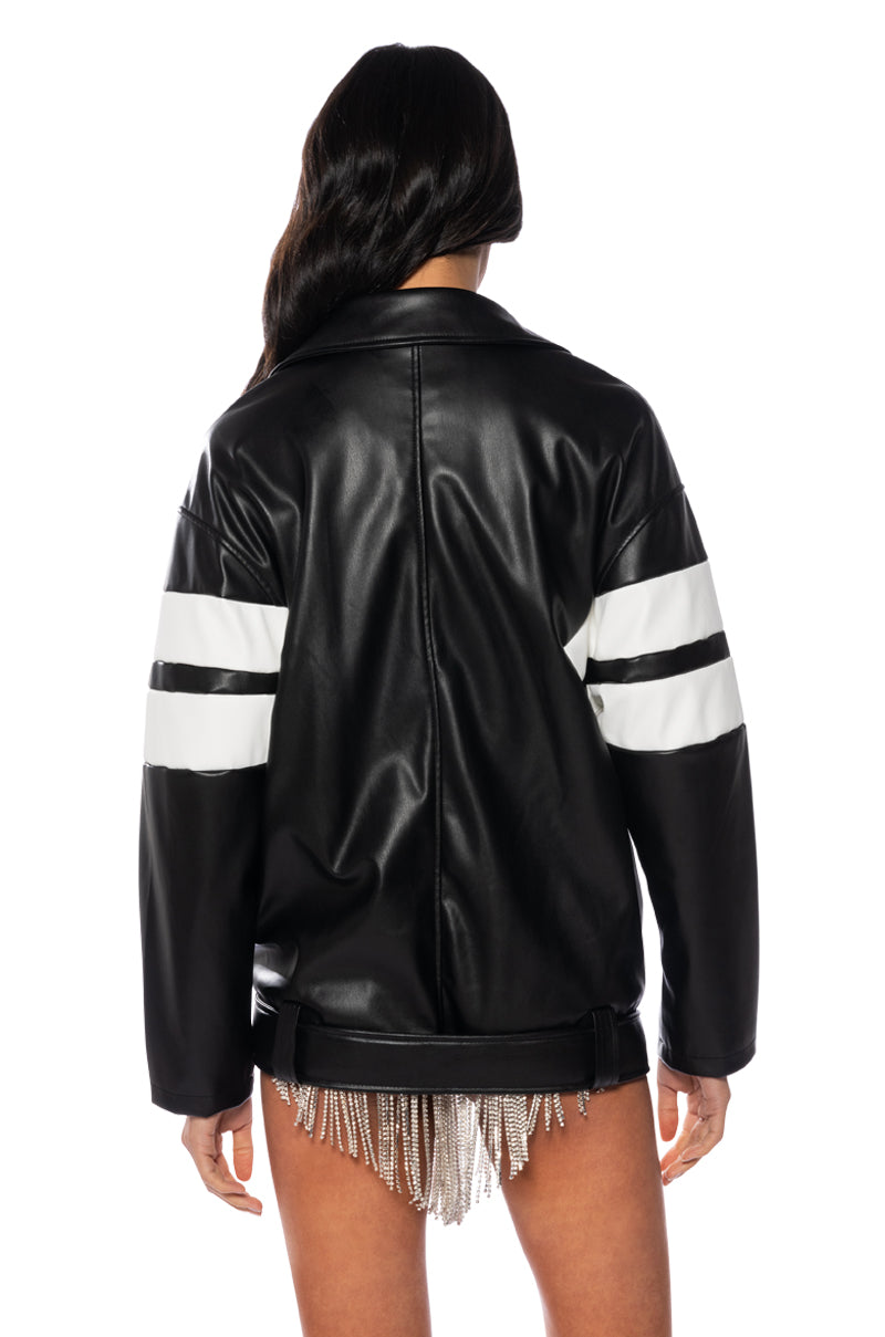 ASH OVERSIZED MOTO JACKET