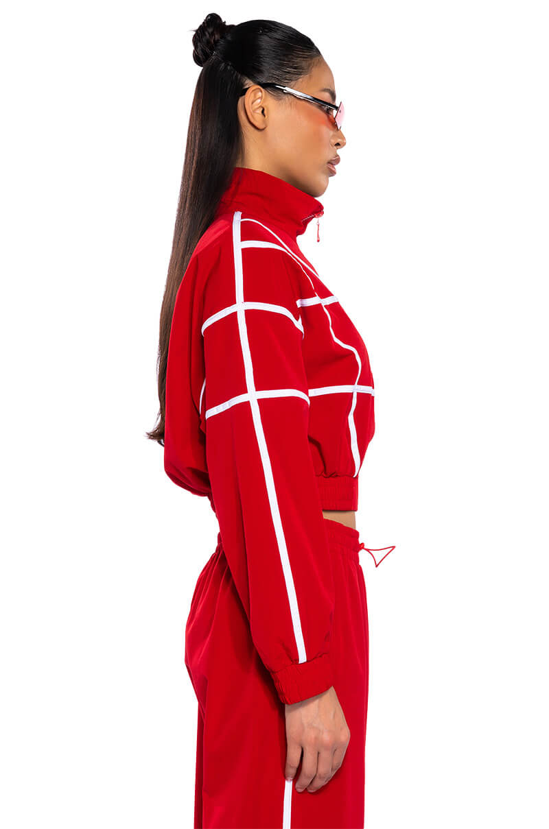 AZALEA WANG TRACK BOMBER