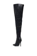 AZALEA WANG NEAPOLITAN BLACK AND WHITE TWO TONED BOOT