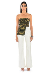 CAMO CHIC TUBE TOP