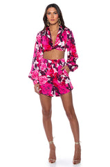 COME MY WAY ULTRA CROPPED BLOUSE