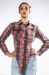 COOL AGAIN FLANNEL BLOUSE