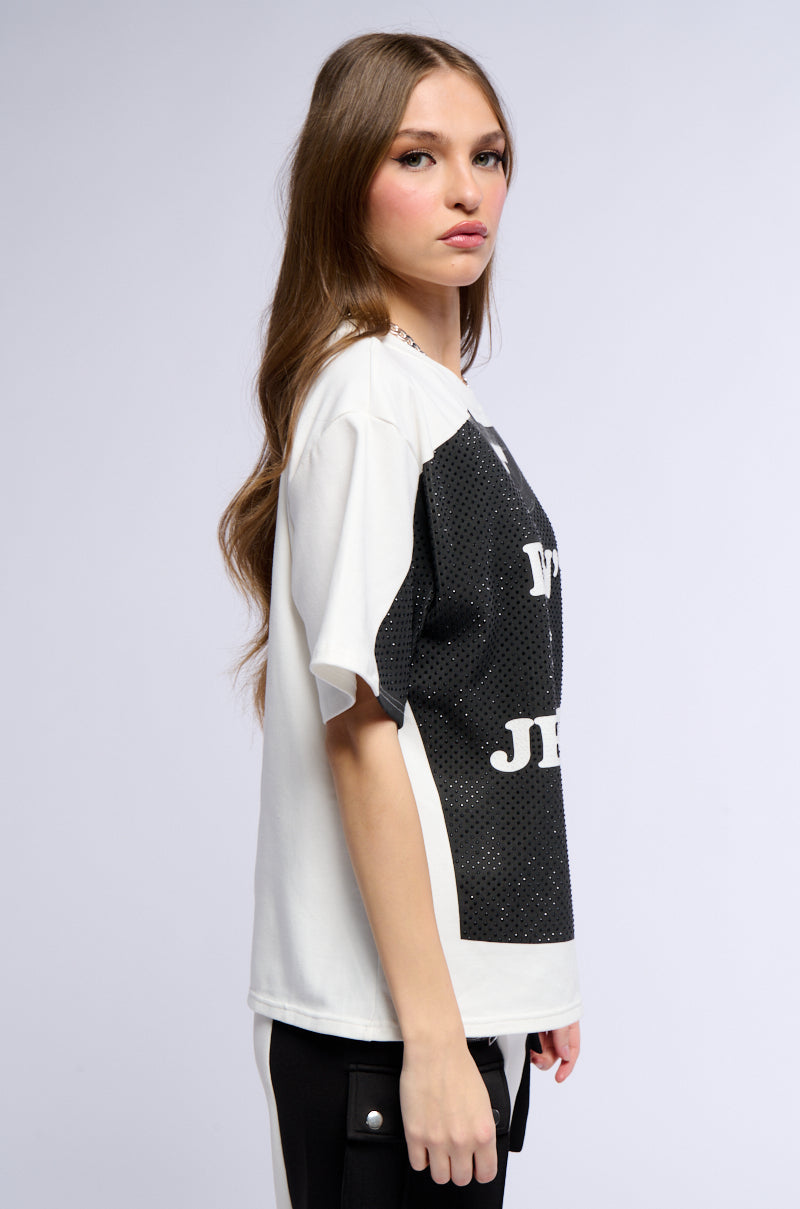DON'T BE JEALOUS GRAPHIC TEE