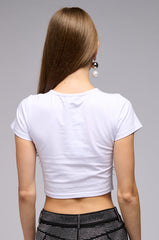 EYES ON THE PRIZE EMBELLISHED BABY TEE