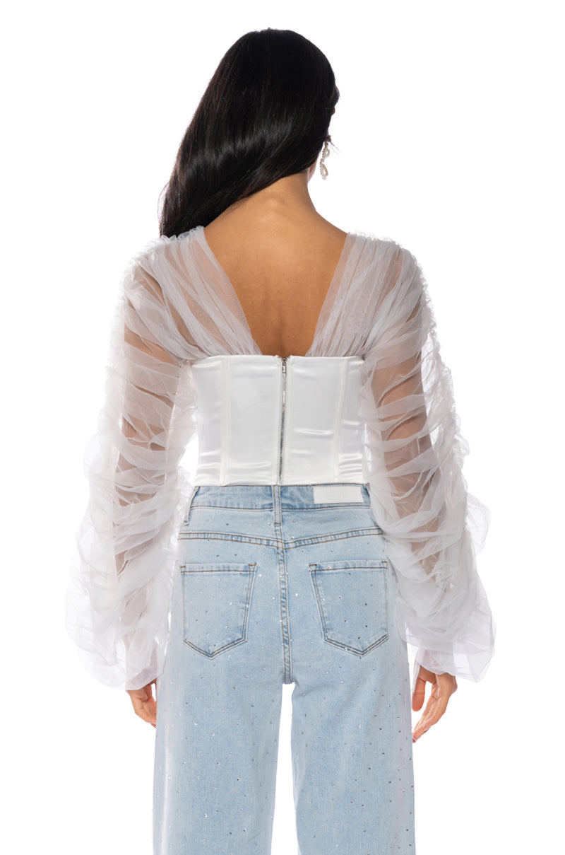FIERY AND FIERCE LONG SLEEVE TOP