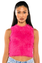 FUZZY MOOD SLEEVELESS TOP