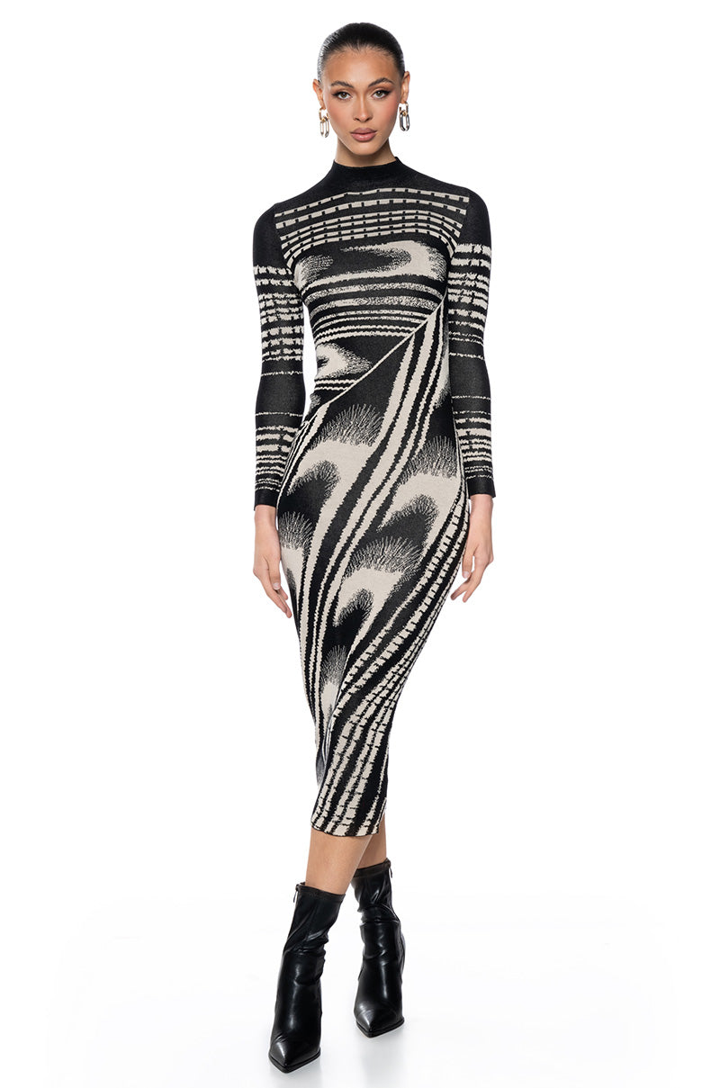 ON TOP OF THE WORLD KNIT MAXI DRESS