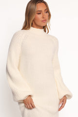 Tobin Knit Maxi Dress - Cream