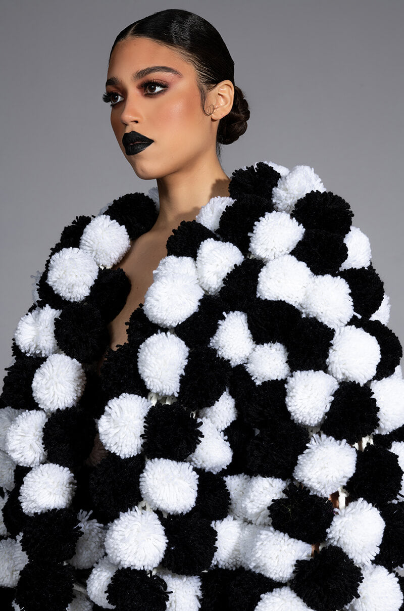 POM POM CARDIGAN