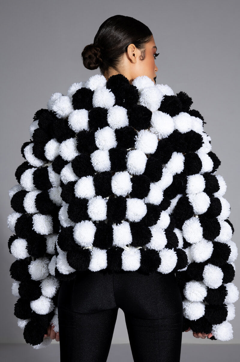 POM POM CARDIGAN