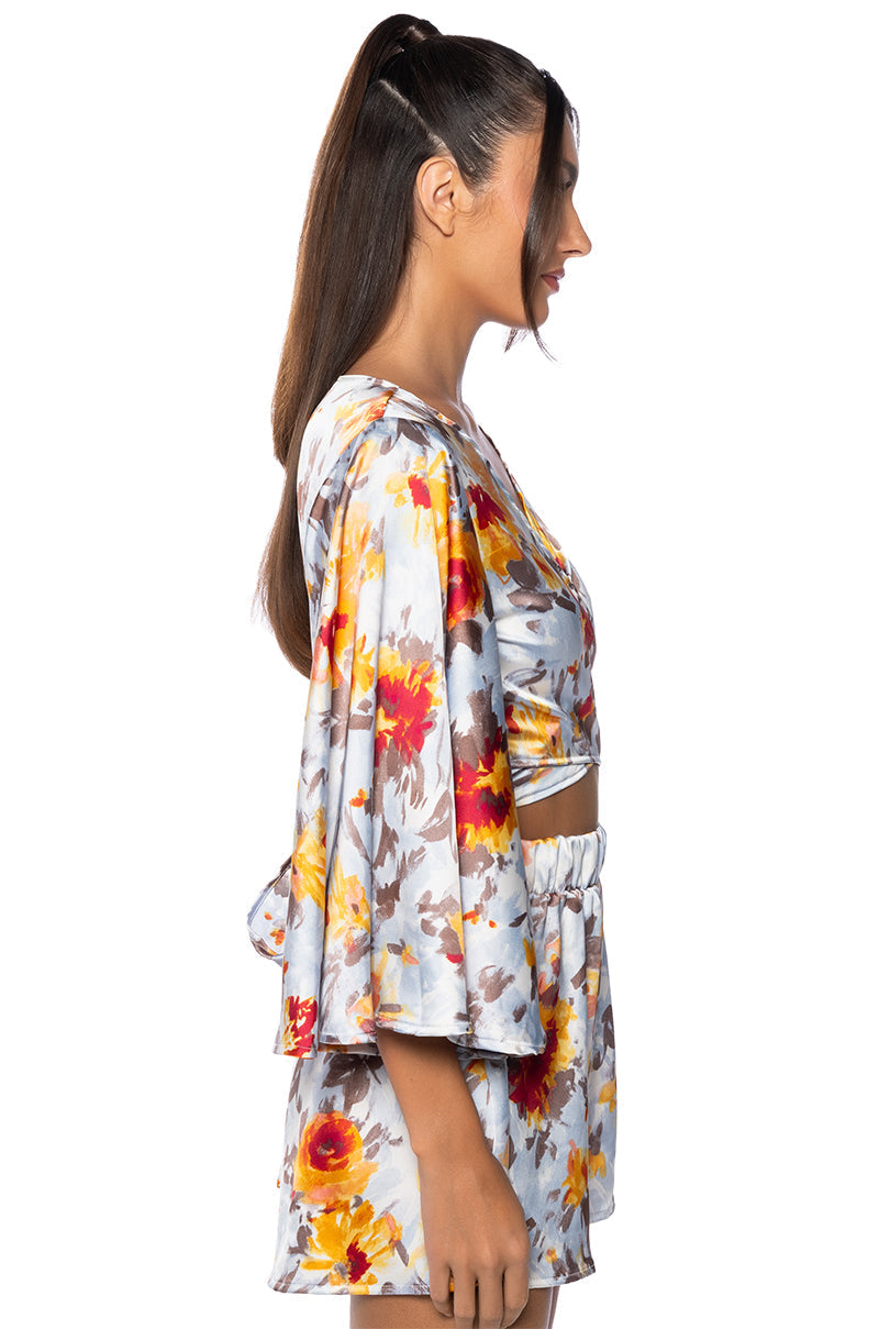 PRETTIEST PROBLEM BLOUSE AND SHORT SET