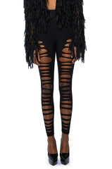 ROXANNE SEAMLESS DISTRESSED LEGGING